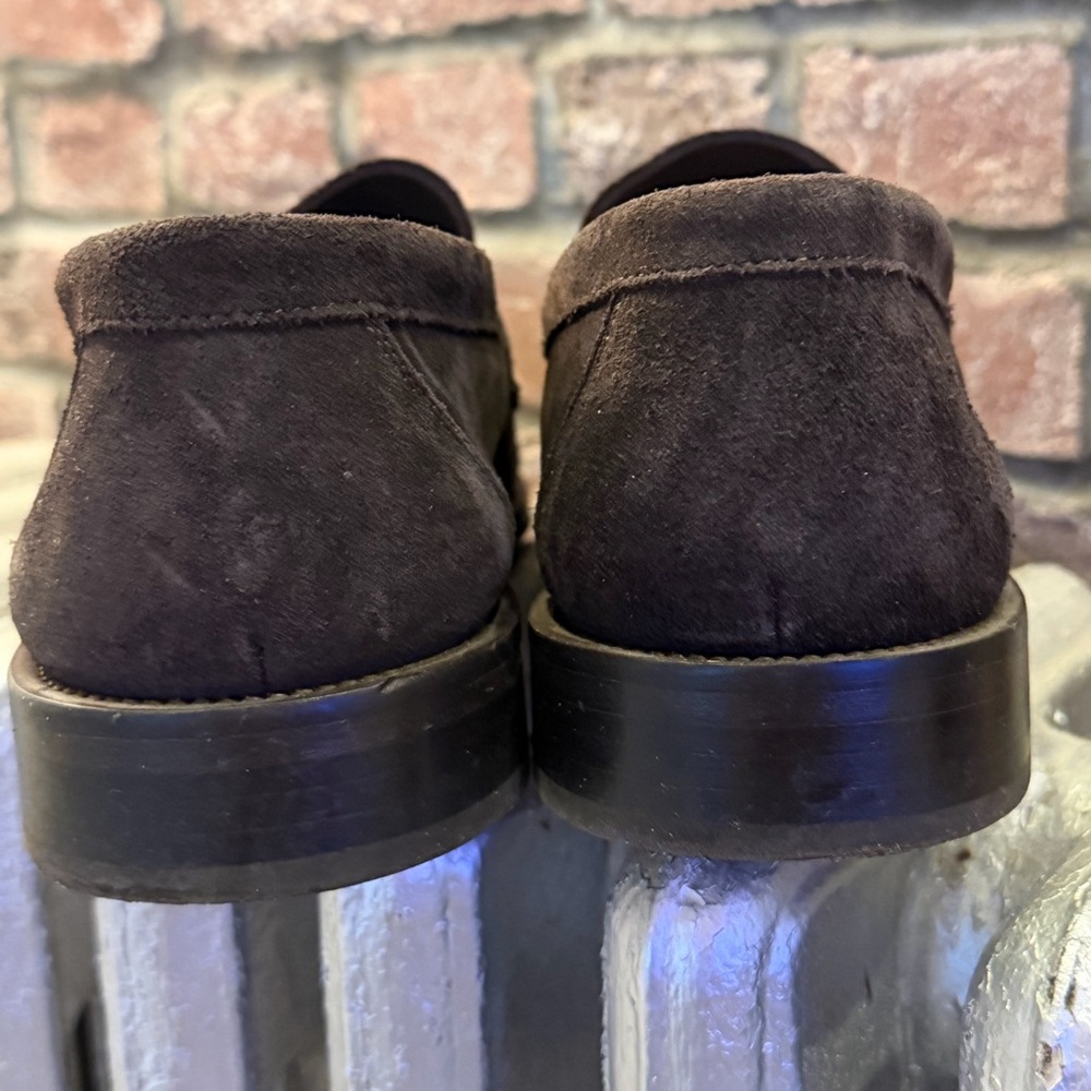 Chocolate Banana Republic Penny Loafers (sz 12) - Picture 4 of 7